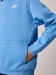 Beyond синий - Худи из флиса Nike Club - Изображение 4 из 4