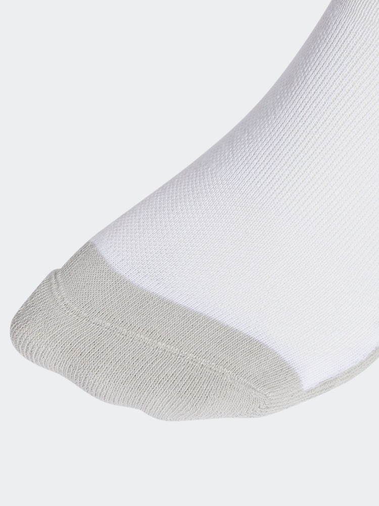 adidas White Essentials Crew Socks 3 Pack - Image 3 of 4