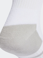 adidas White Essentials Crew Socks 3 Pack - Image 4 of 4