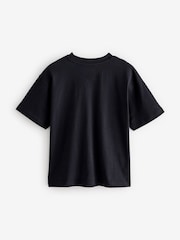 Black Licensed Mandalorian Short Sleeve T-Shirt (3-16yrs) - Image 2 of 4
