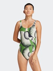 adidas Green Farm Swimsuit - Image 1 of 6