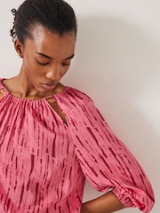 Hush Pink Ariella Cut Out Detail Blouse - Image 4 of 6