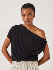 Hush Black Grace Asymmetric Top - Image 1 of 5