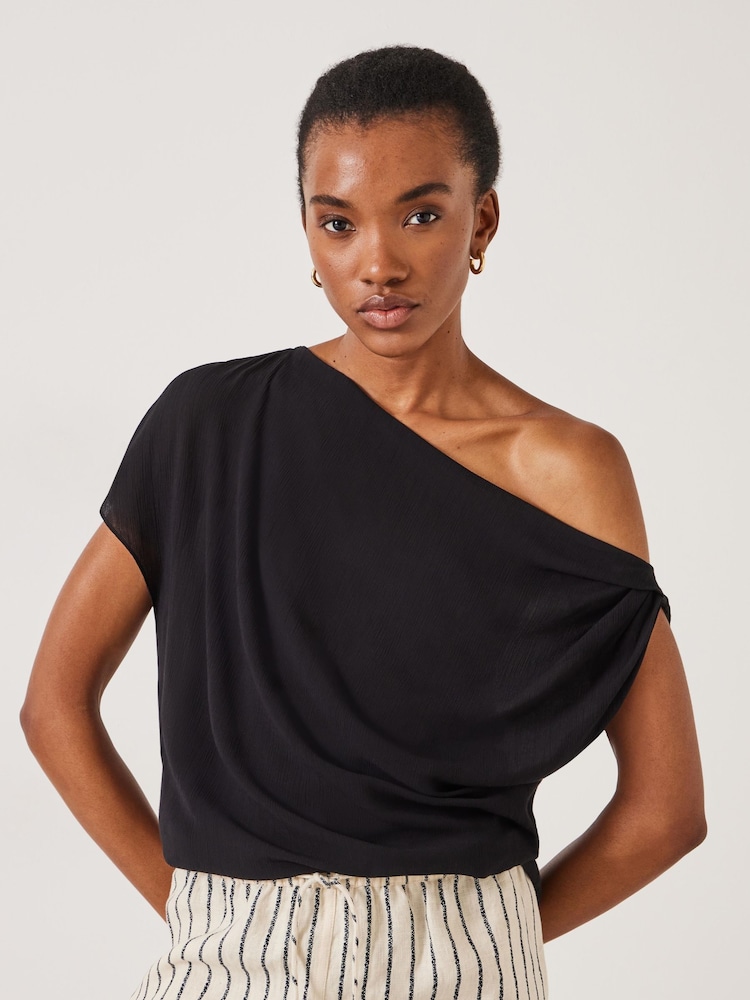 Hush Black Grace Asymmetric Top - Image 1 of 5
