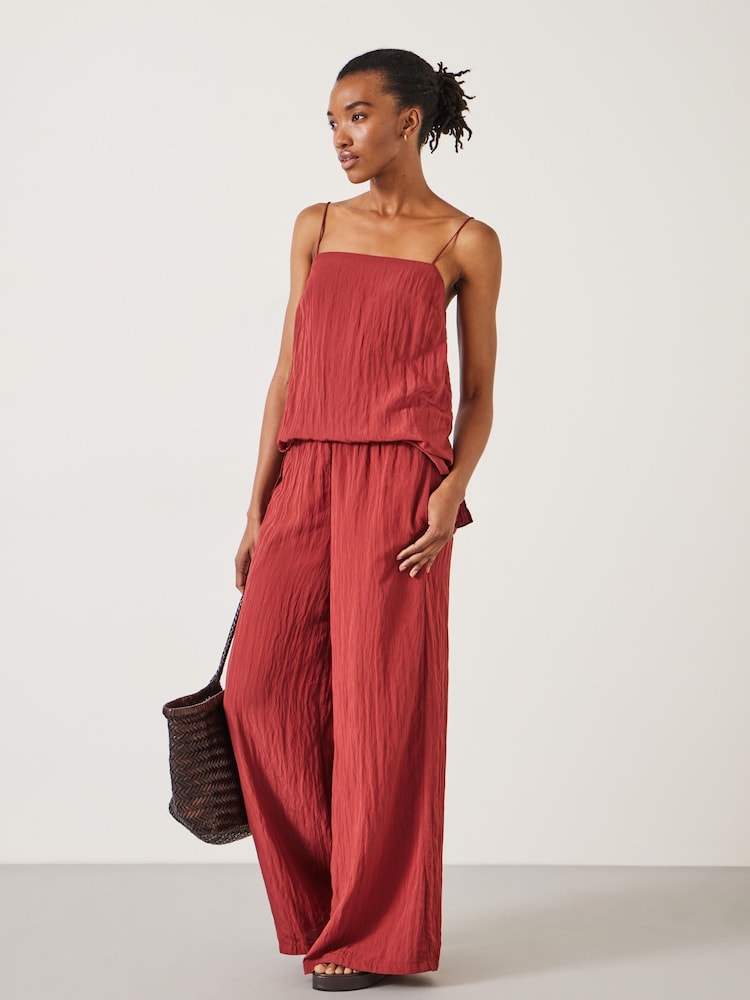 Rot - Hush Mabel Fluid Wide Leg Trousers - Bild 1 von 5 Rot - Hush Mabel Fluid Wide Leg Trousers - Bild 1 von 5