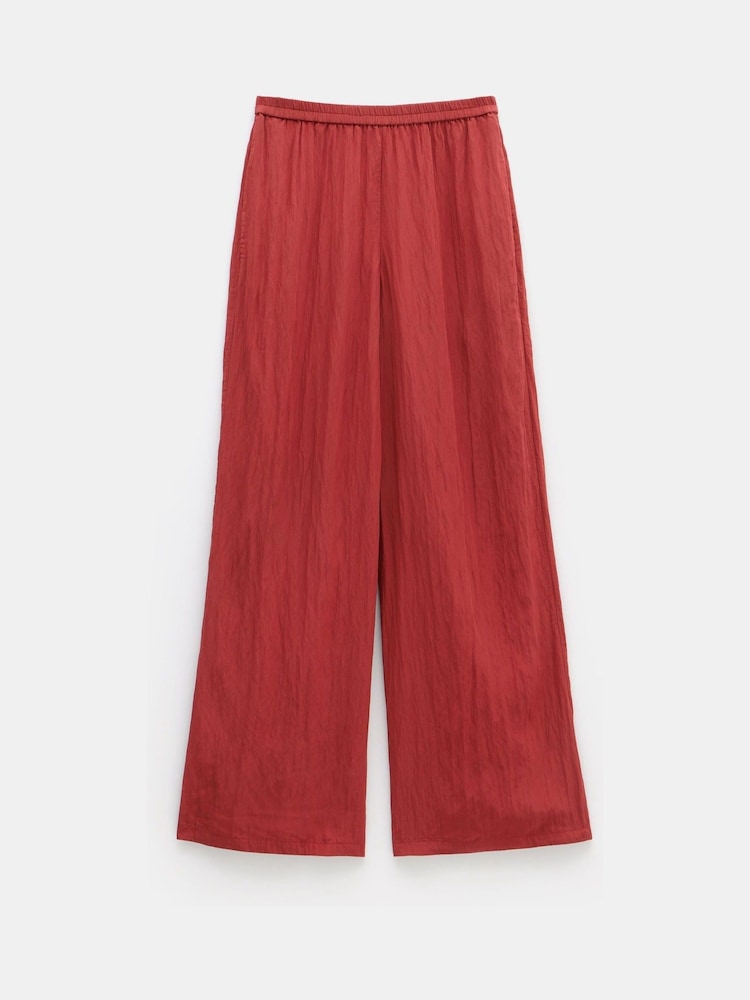 Rot - Hush Mabel Fluid Wide Leg Trousers - Bild 5 von 5 Rot - Hush Mabel Fluid Wide Leg Trousers - Bild 5 von 5