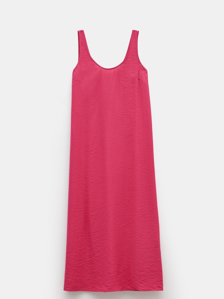 Hush Pink Sophie Scoop Neck 100% Cotton Maxi Dress - Image 6 of 6