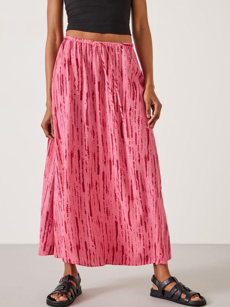 Pink - Hush Tia Maxi 100% Cotton Skirt - Bild 1 von 5