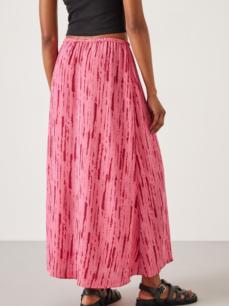 Hush Pink Tia Maxi 100% Cotton Skirt - Image 2 of 5 Hush Pink Tia Maxi 100% Cotton Skirt - Image 2 of 5
