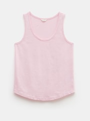 Hush Pink Cotton Slub Tank Top - Image 4 of 4