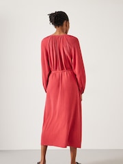Rot - Hush – Clarice – Midikleid aus 100 % Baumwolle - Bild 2 von 4