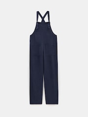 Hush Blue Eliza Linen Blend Dungarees - Image 5 of 5