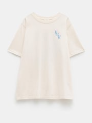 Hush White 100% Cotton R&R Graphic T-Shirt - Image 5 of 5