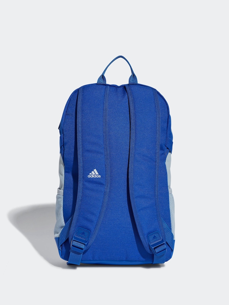 adidas Blue Kids Power Backpack - Image 2 of 5 adidas Blue Kids Power Backpack - Image 2 of 5