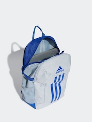 adidas Blue Kids Power Backpack - Image 3 of 5