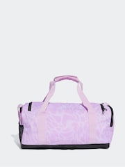 adidas Purple Linear Small Graphic Duffle Bag - Image 2 of 6