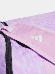 adidas Purple Linear Small Graphic Duffle Bag - Image 3 of 6