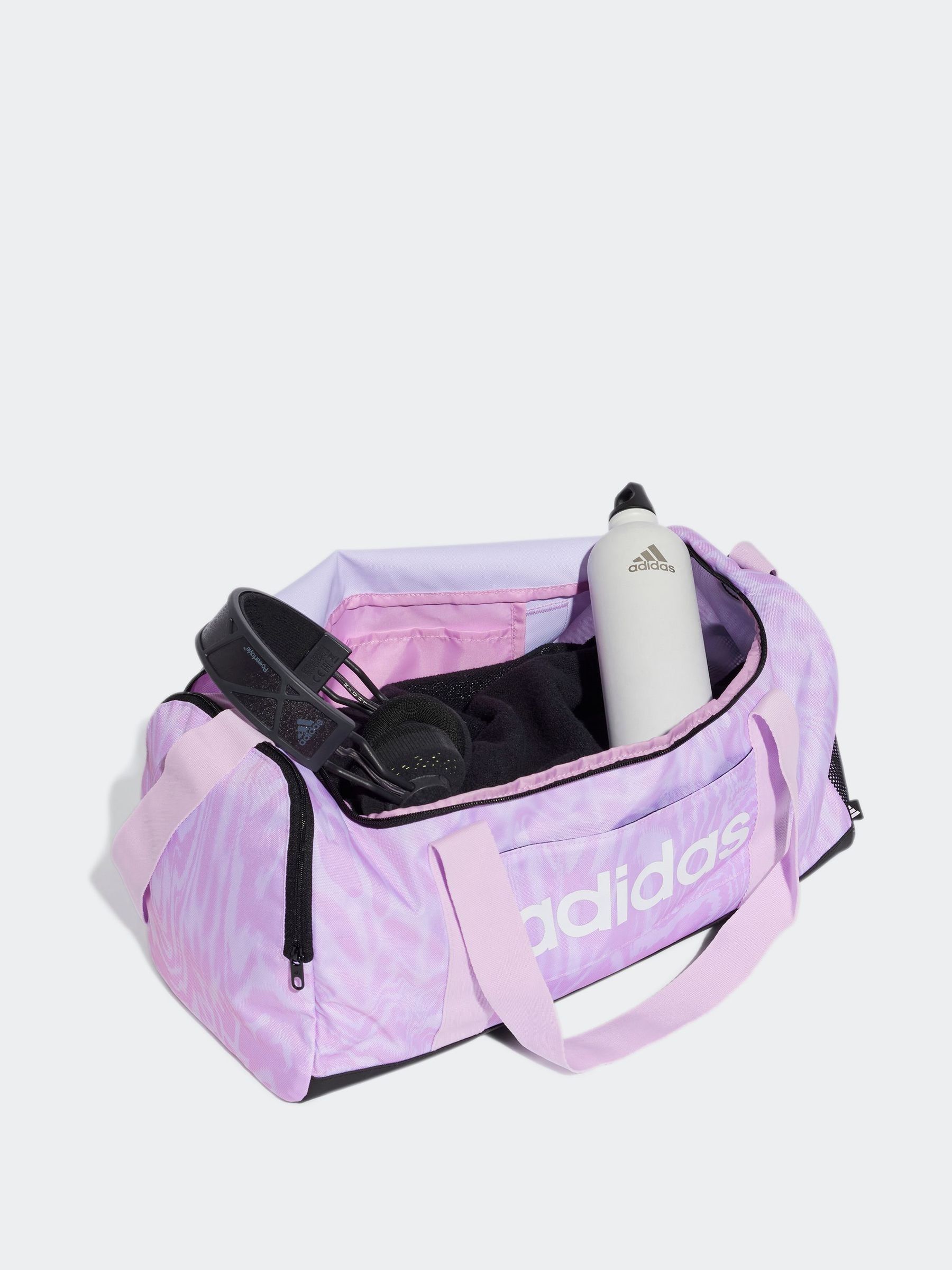 Buy adidas Purple Linear Small Graphic Duffle Bag from Next Romania