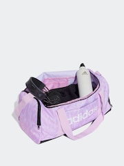 adidas Purple Linear Small Graphic Duffle Bag - Image 5 of 6