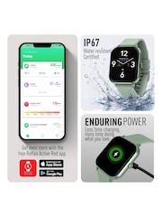 Peers Hardy Green Reflex Active Nexus Lite Mint Silicone Strap Smart Watch - Image 5 of 6