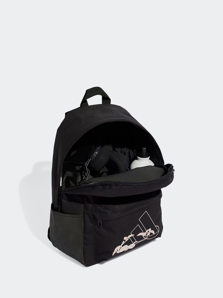 adidas black floral backpack Classic 3-Stripe for Laptop, School and Travel, 28L : Electronics Adidas Kids Adidas Black Floral