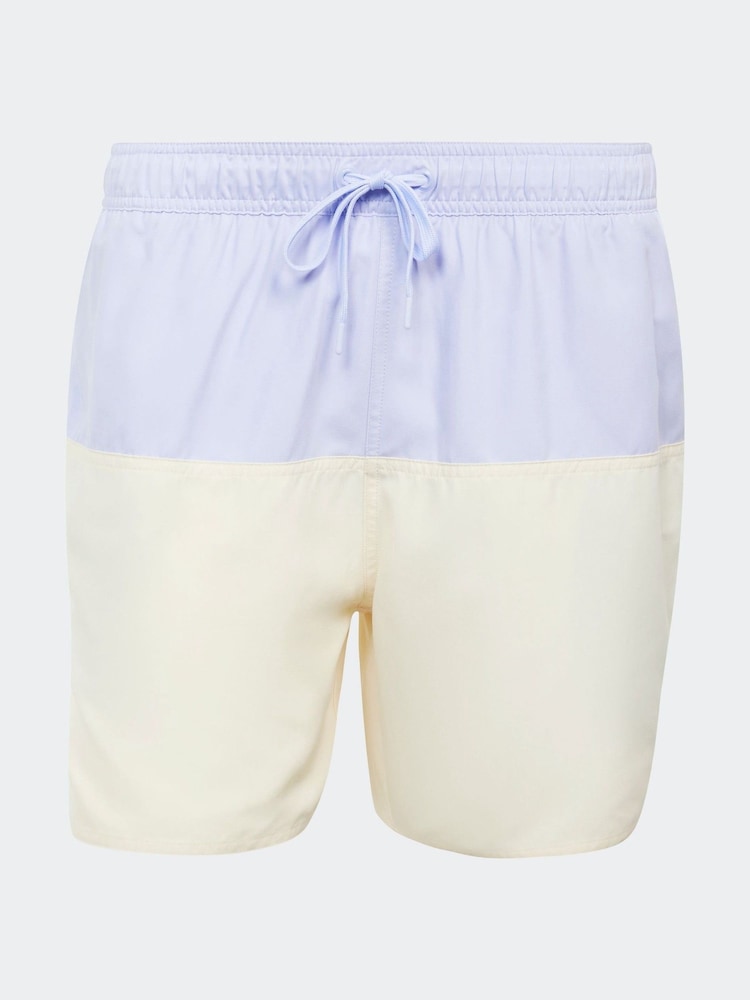 adidas Purple Short Length Colorblock CLX Swim Shorts - Image 6 of 6