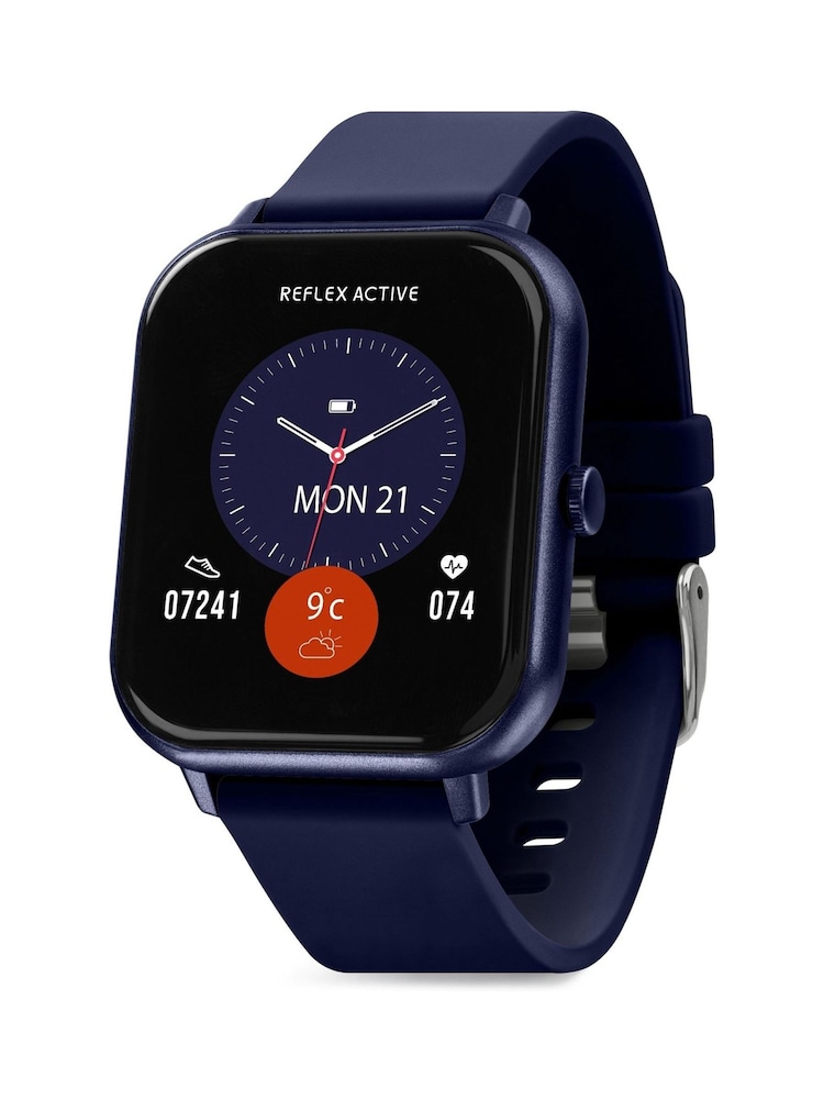 Peers Hardy Blue Reflex Active Nexus Lite Navy Silicone Strap Smart Watch - Image 1 of 6