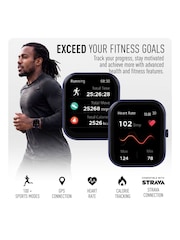 Peers Hardy Blue Reflex Active Nexus Lite Navy Silicone Strap Smart Watch - Image 2 of 6