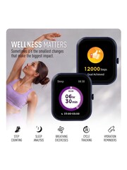Peers Hardy Blue Reflex Active Nexus Lite Navy Silicone Strap Smart Watch - Image 3 of 6