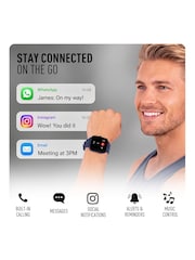 Peers Hardy Blue Reflex Active Nexus Lite Navy Silicone Strap Smart Watch - Image 4 of 6