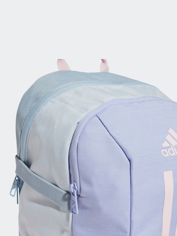 adidas Blue Kids Power Backpack - Image 4 of 5