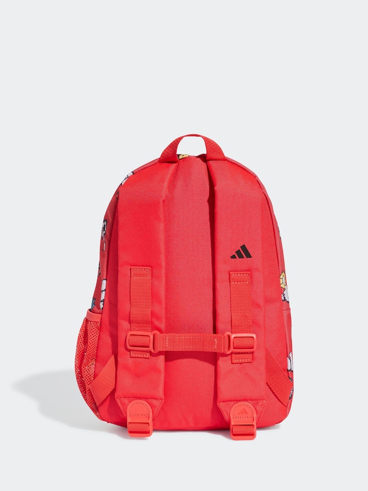 adidas Red Fun Kids Backpack - Image 2 of 5