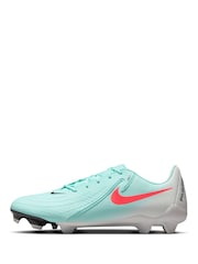 Зеленый - Nike Adults Phantom 2 Club Pink Ground Football Boots - Image 2 of 12
