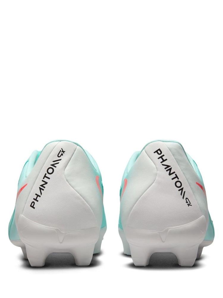Nike Green Adults Phantom 2 Club Pink Ground Football Boots - Image 7 of 12