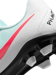 Nike Blue Kids Phantom Club Blue Ground Football Boots - Image 7 of 9