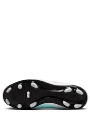 Nike Blue Kids Phantom Club Blue Ground Football Boots - Image 9 of 9