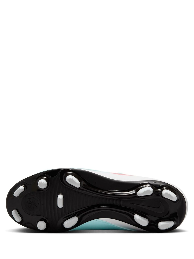 Nike Blue Kids Phantom Club Blue Ground Football Boots - Image 9 of 9