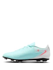 Nike Blue Adults Phantom 2 Club Blue Ground Football Boots - Image 4 of 11
