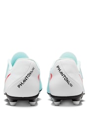 Nike Blue Adults Phantom 2 Club Blue Ground Football Boots - Image 7 of 11