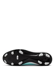 Nike Blue Adults Phantom 2 Club Blue Ground Football Boots - Image 8 of 11