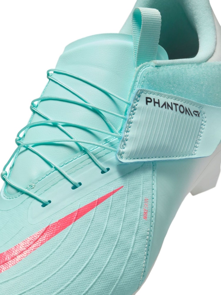 Nike Green Adults Phantom GX 2 Academy Easy On Multi Ground Football Boots - Image 8 of 9