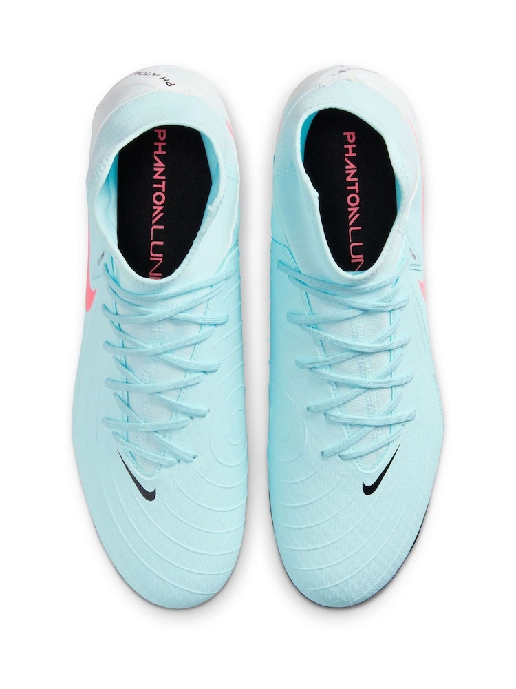 Nike Blue Adults Phantom 2 Luna Academy Pink Ground Football Boots - Image 5 of 9
