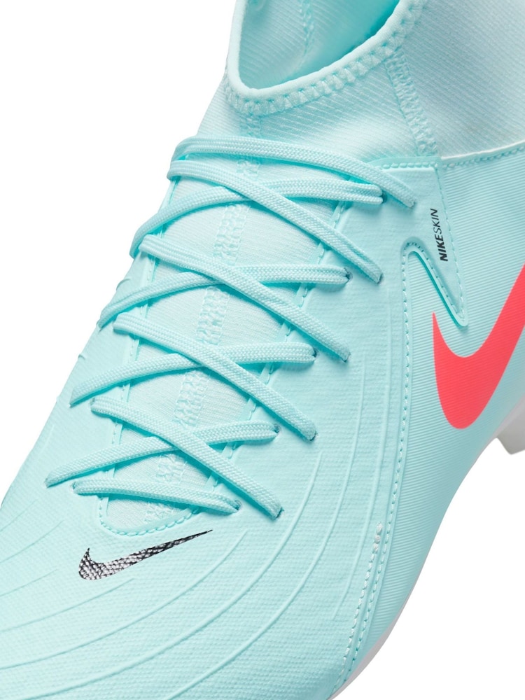 Nike Blue Adults Phantom 2 Luna Academy Pink Ground Football Boots - Image 7 of 9