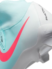 Синий - Футбольные бутсы Nike Adults Phantom 2 Luna Academy Pink Ground - Image 8 of 9