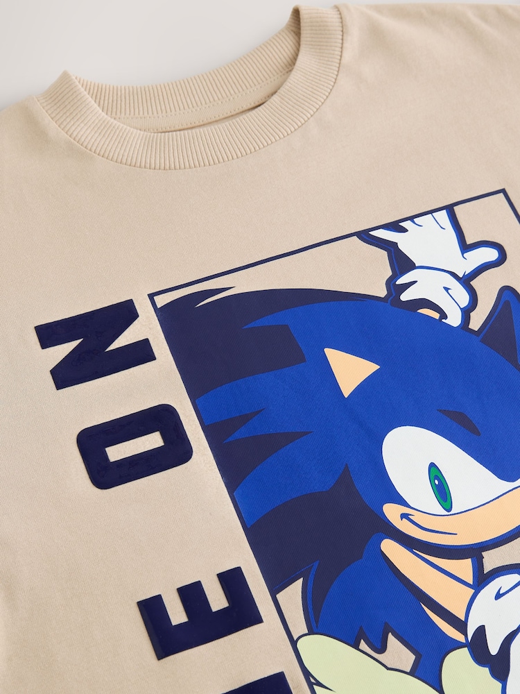 Cement Licensed Sonic T-Shirt (3-16yrs) - Image 3 of 4