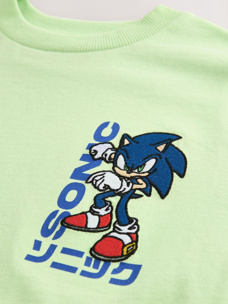 Limettengrün - Lizenziertes Sonic-T-Shirt (3-16Jahre) - Bild 4 von 4 Limettengrün - Lizenziertes Sonic-T-Shirt (3-16Jahre) - Bild 4 von 4