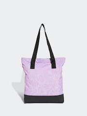 adidas Purple Linear Tote Bag - Image 2 of 5