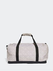 adidas Grey Linear Printed Medium Duffle Bag - Image 2 of 4