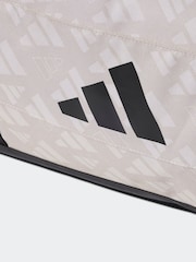 adidas Grey Linear Printed Medium Duffle Bag - Image 4 of 4