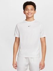 Белый - Футболка с короткими рукавами Nike принтом Dri-FIT - Image 1 of 5